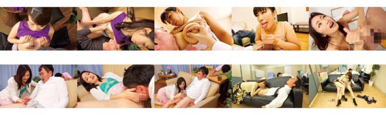 手コキで逆痴漢する美人妻たちは射精するまで許してくれないんです… 声の出せない状況で公然逆わいせつ手淫！！:样本图像