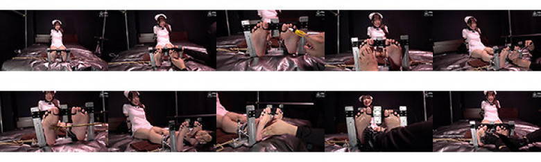 Neat and clean nurse's tickling highest value updated! Tied up to the toes and unreasonably tickled the soles! Koharu Tsukino:Image