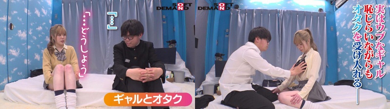 マジックミラー号からの脱出! 制限時間100分でSEXしないと脱出できないマジックミラー号に、絶対にヤってはいけない関係の【ギャルとオタク】を閉じ込めたら…禁断のSEXをしてしまうのか!?:サンプル画像