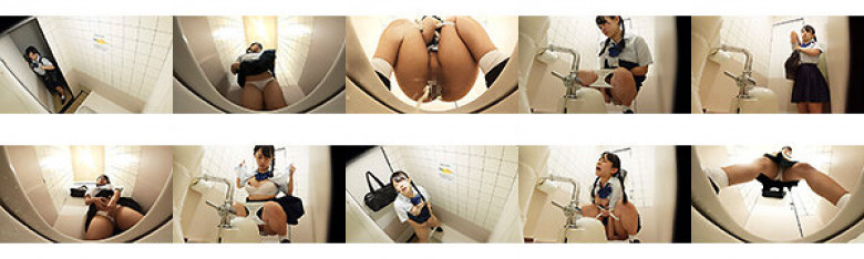 女子〇生 下校中公衆トイレ性活(オナニー)記録 #2:サンプル画像
