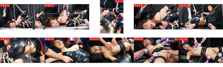 Video of a female spy who was caught by the enemy and was attacked in both holes and convulsed to death:Image