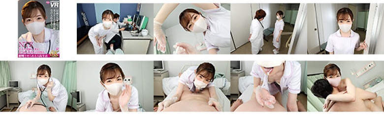 【VR】【8K VR】美人看護師（人妻）に見つめられながら何度も射精させられる入院生活:サンプル画像