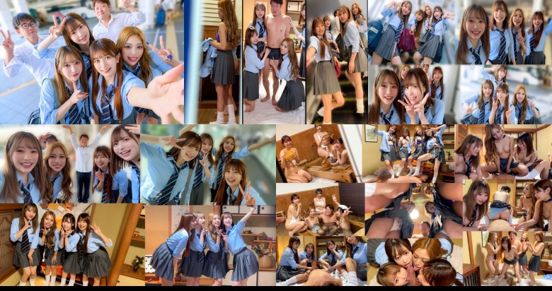 Rio & Hinata & Karin & Yui - Amateur adult video:Image