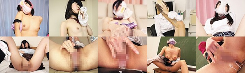 Panties wearing pervert woman masturbation 3:Image