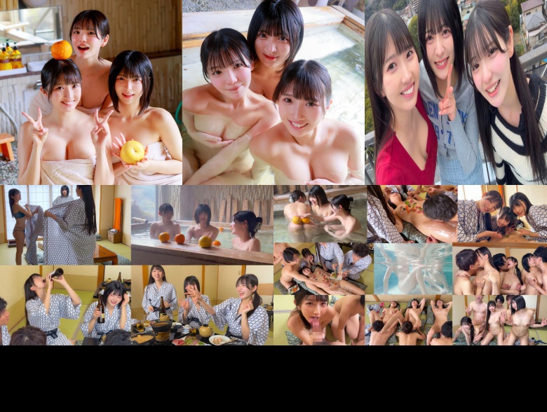ユミ&ヒカリ&メル - 素人アダルト動画:サンプル画像