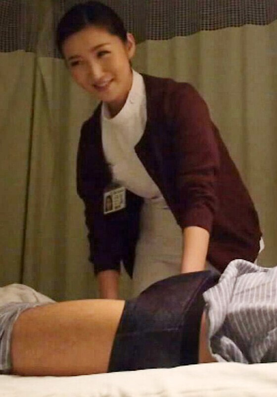 An angel in white patrols at night! Gently rub the patient's body and ask, ``Do you have a lot of buildup?''