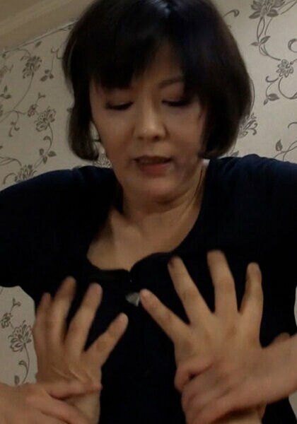 A slutty mature woman in her 50s restrains an old man and does whatever he wants with a perverted slut!
