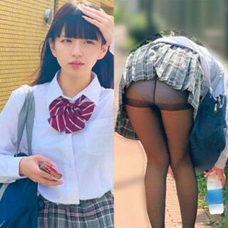 [素人]黒パンストミニスカちゃん - 素人アダルト動画
